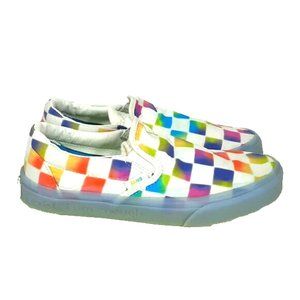 Vans Off The Wall Unisex Shoes Men's Size 7 Womens Size 8.5 Checkered Mu…